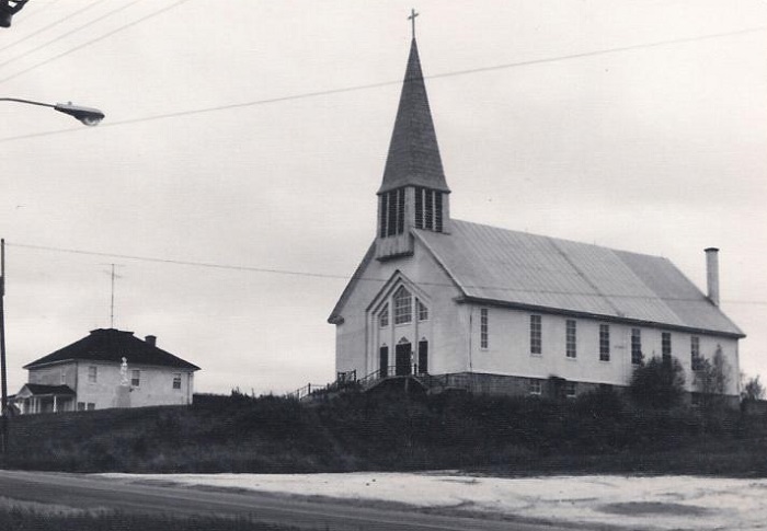 Église de la paroisse Notre-Dame-de-Lorette, photographie de 1979